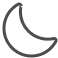 Moon icon (dark mode)